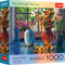 Trefl Red View through Window 1000 Piece Puzzle