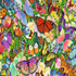 Trefl Red Butterfly Garden 1000 Piece Puzzle