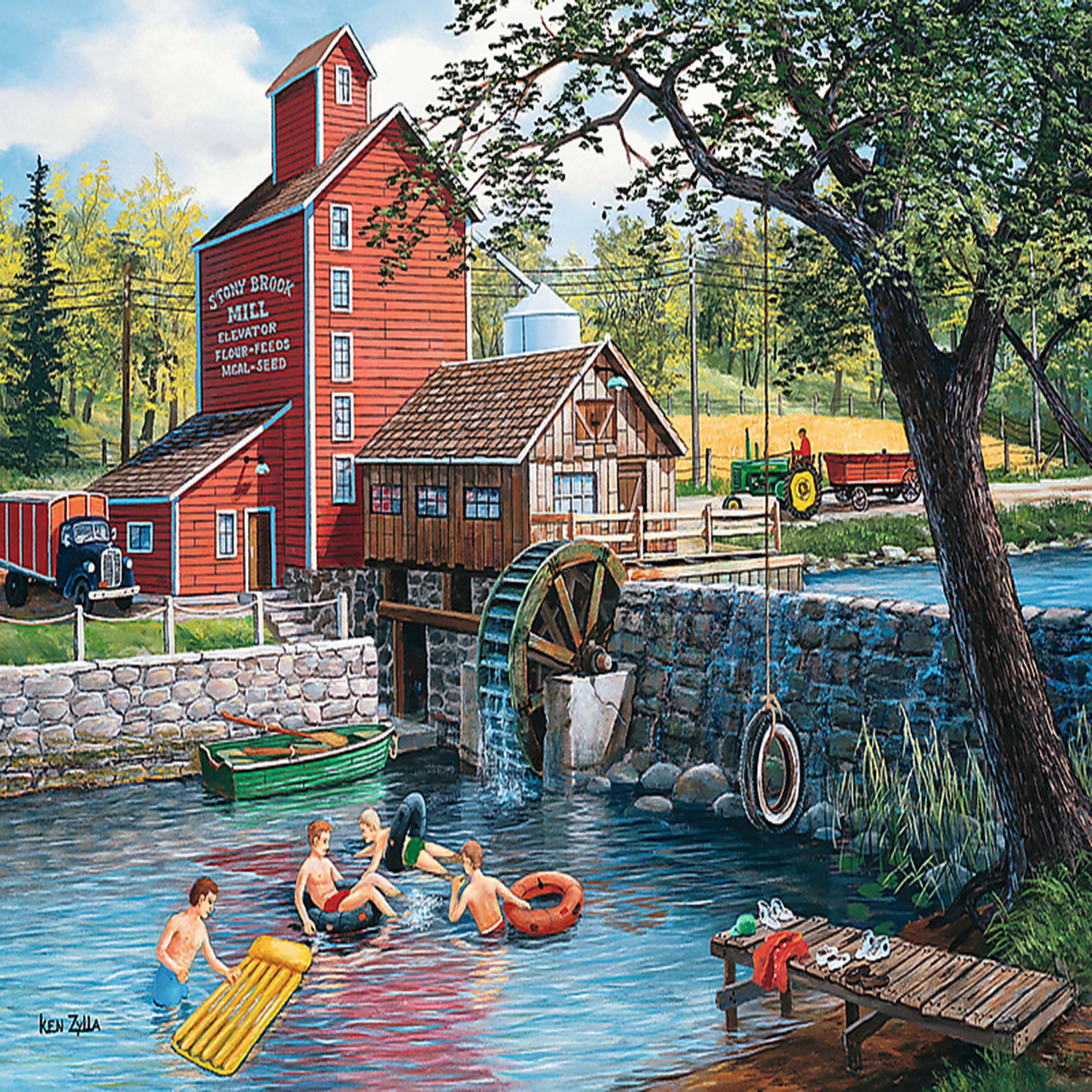 Trefl Red Lazy Days of Summer 1000 Piece Puzzle