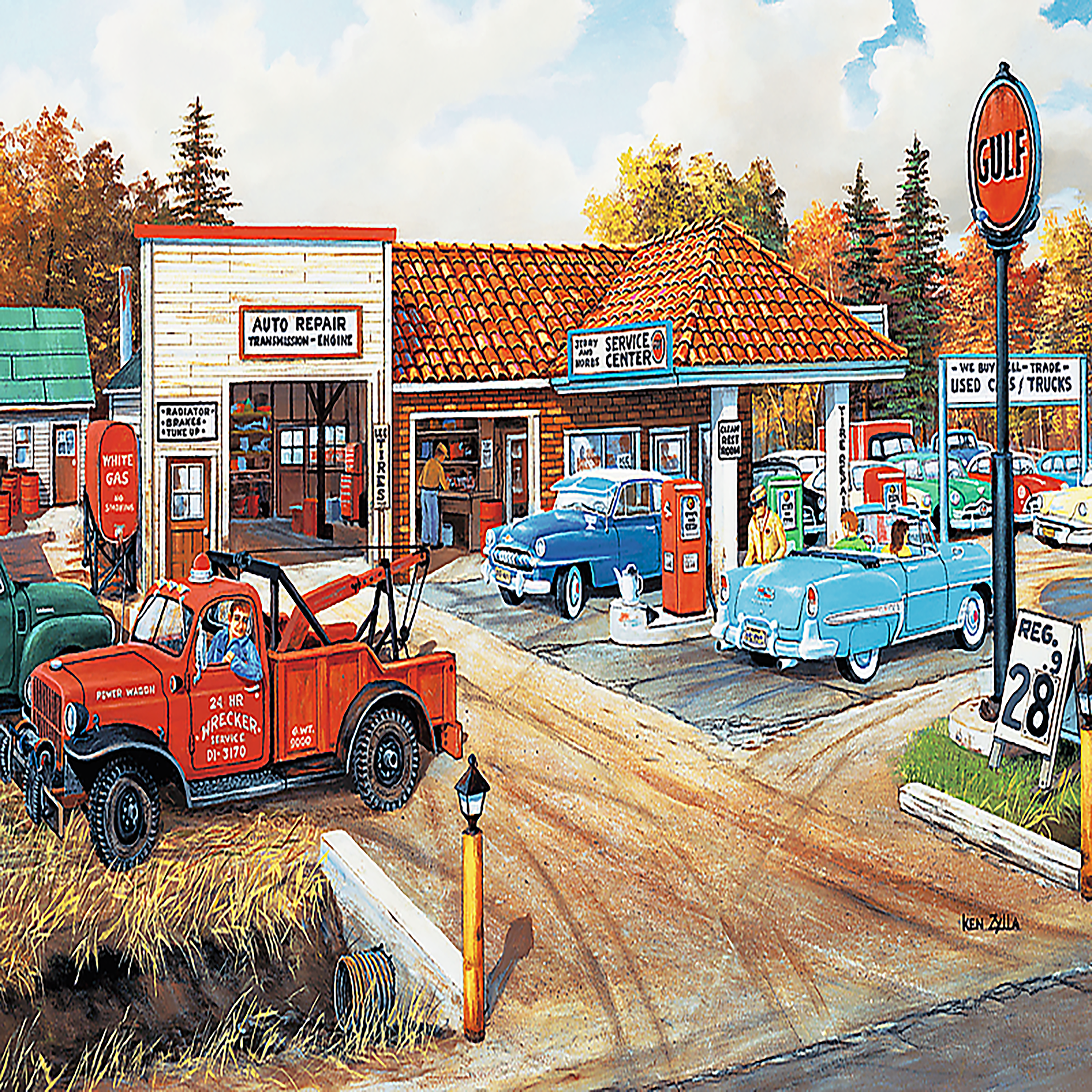 Trefl Red Full Service 1000 Piece Puzzle