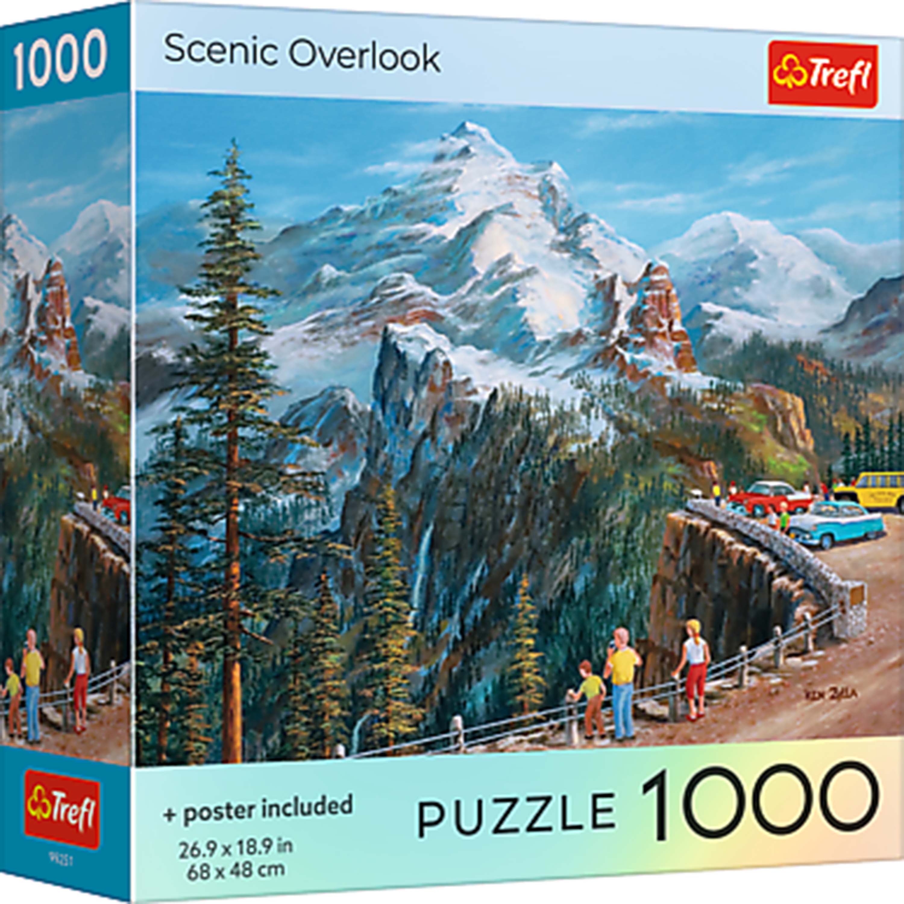 Trefl Red Scenic Overlook 1000 Piece Puzzle