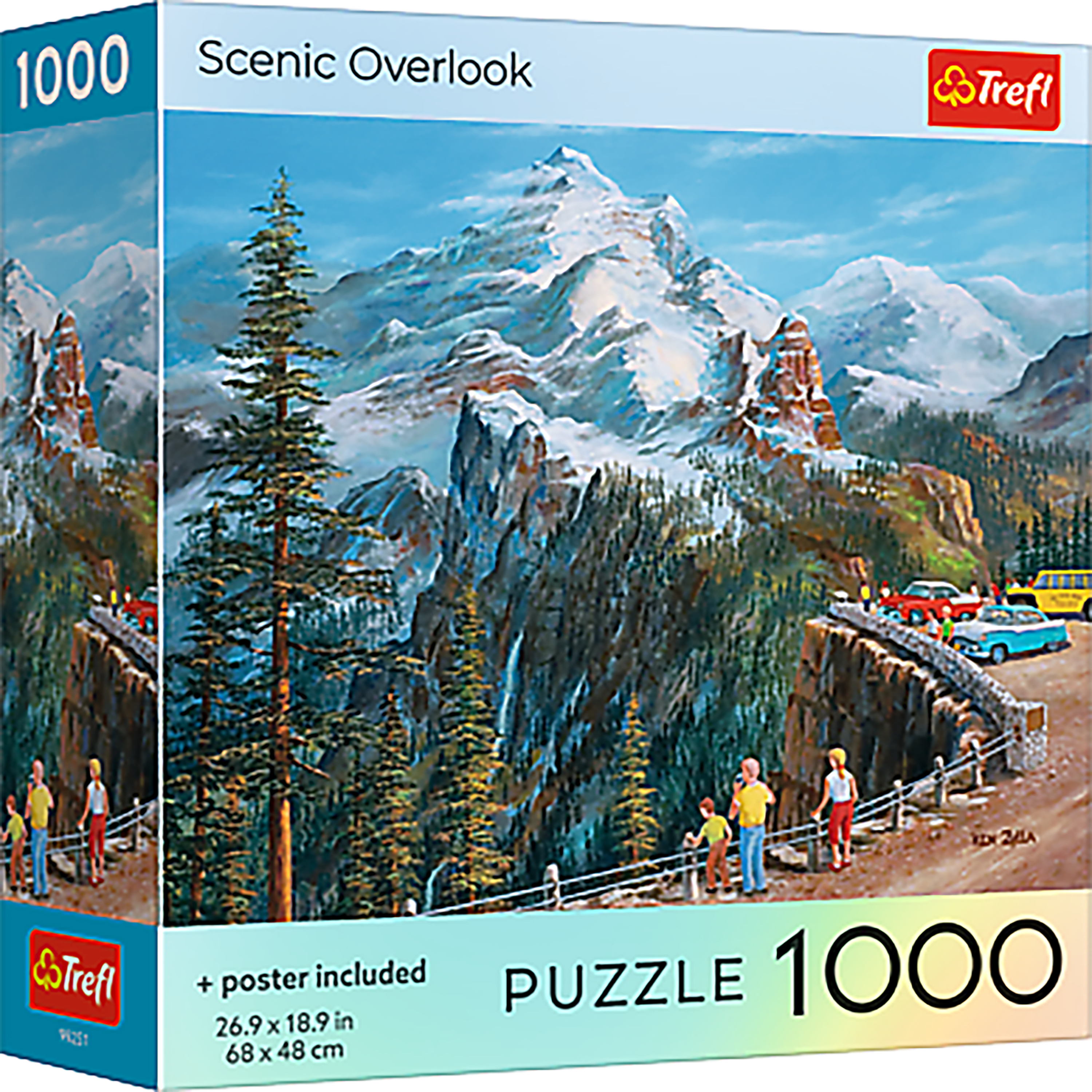 Trefl Red Scenic Overlook 1000 Piece Puzzle