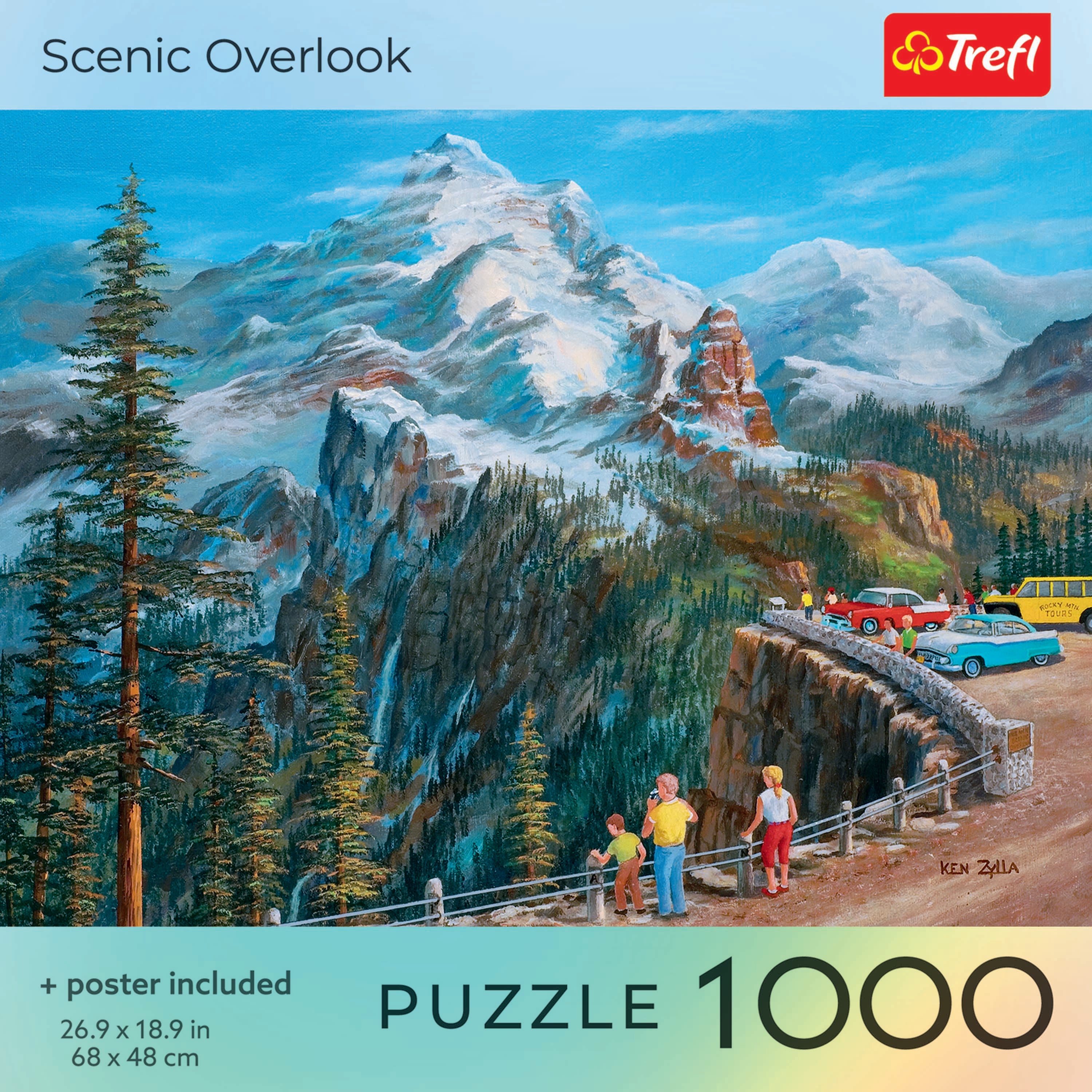 Trefl Red Scenic Overlook 1000 Piece Puzzle