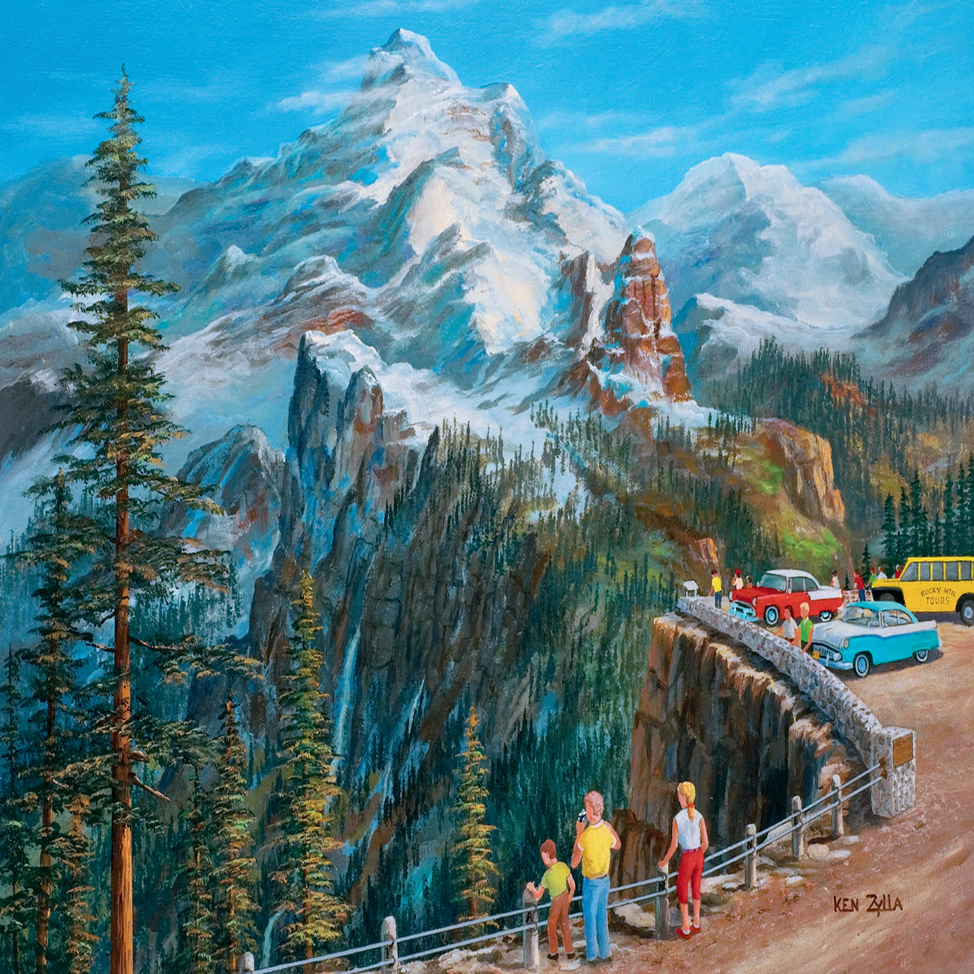 Trefl Red Scenic Overlook 1000 Piece Puzzle