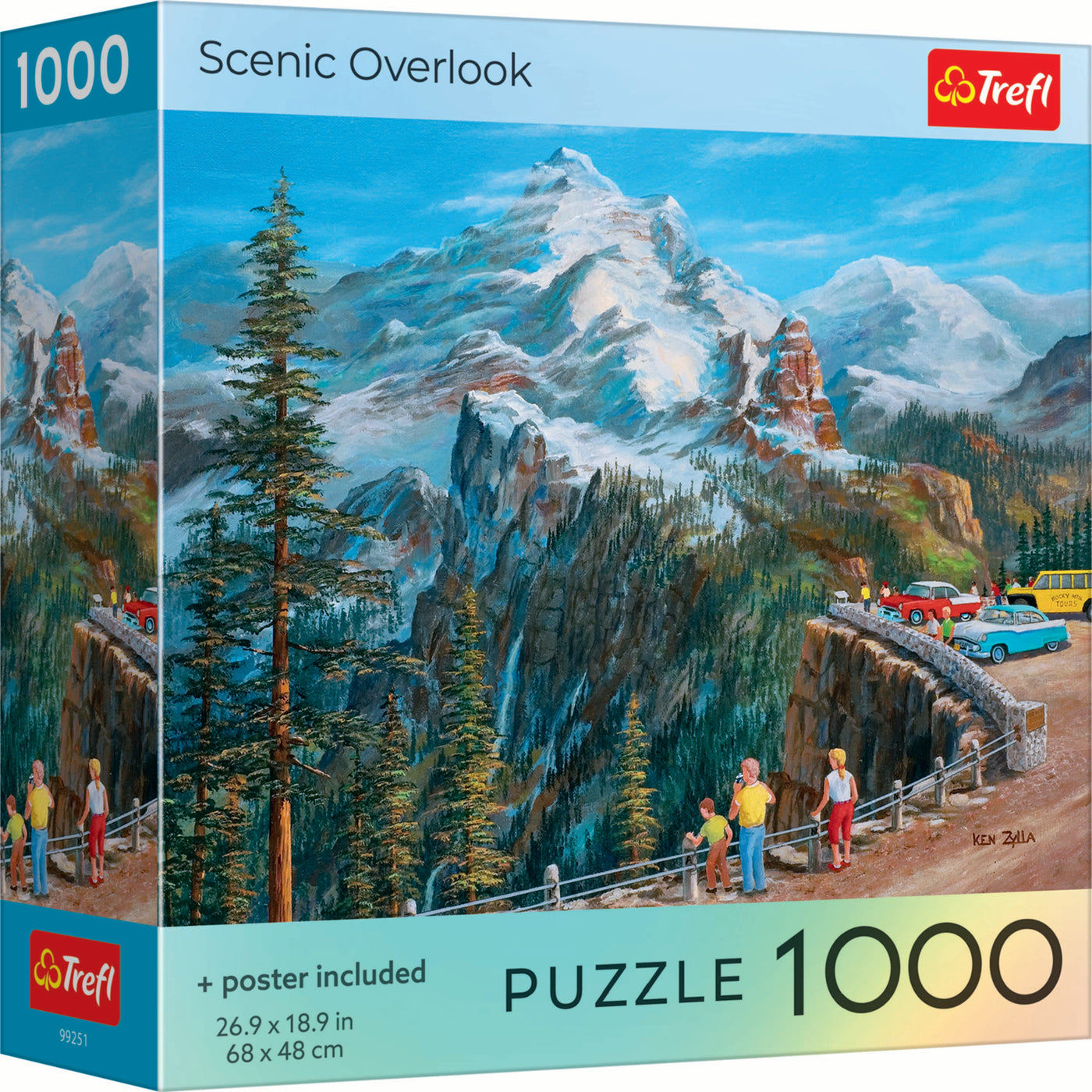 Trefl Red Scenic Overlook 1000 Piece Puzzle