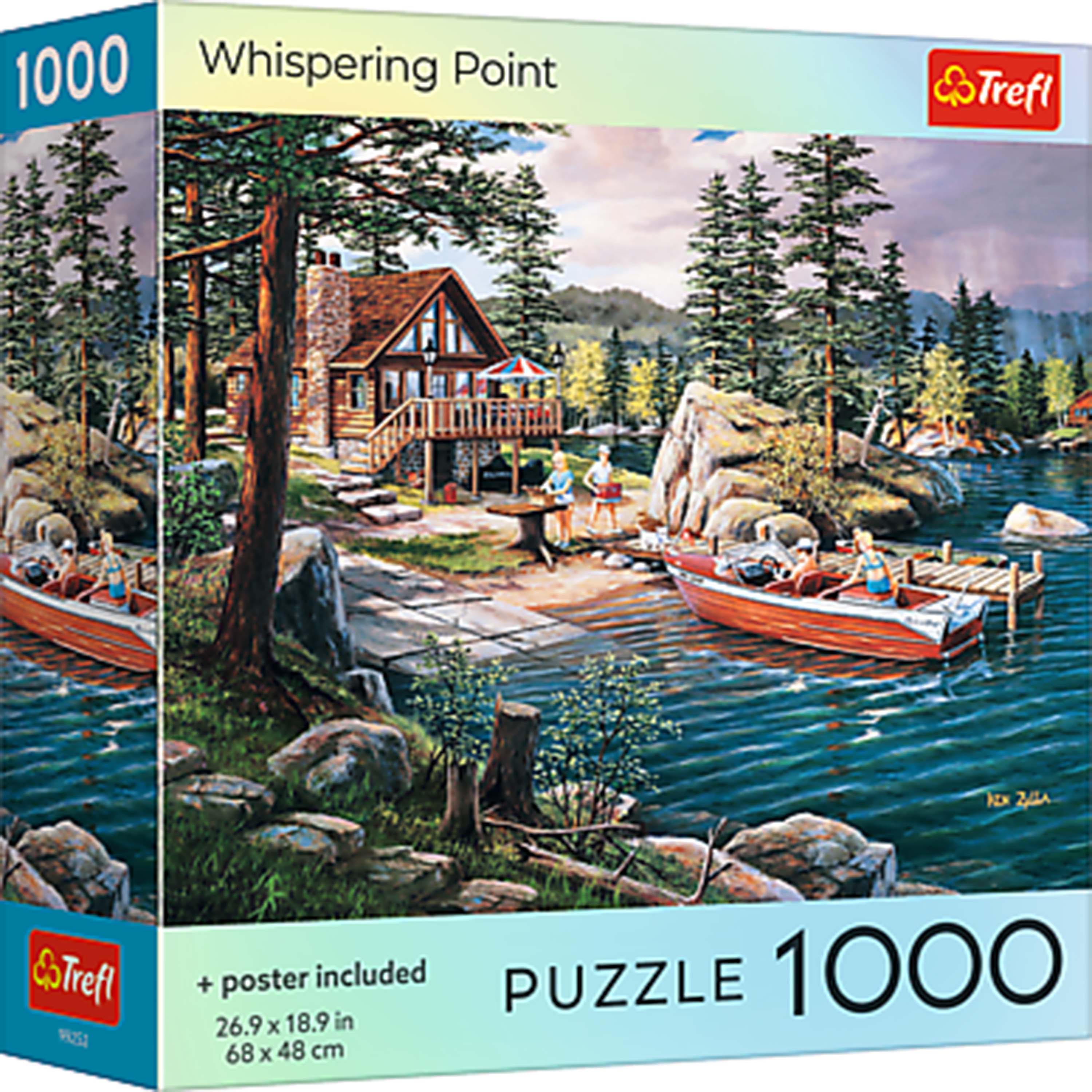 Trefl Red Whispering Point 1000 Piece Puzzle
