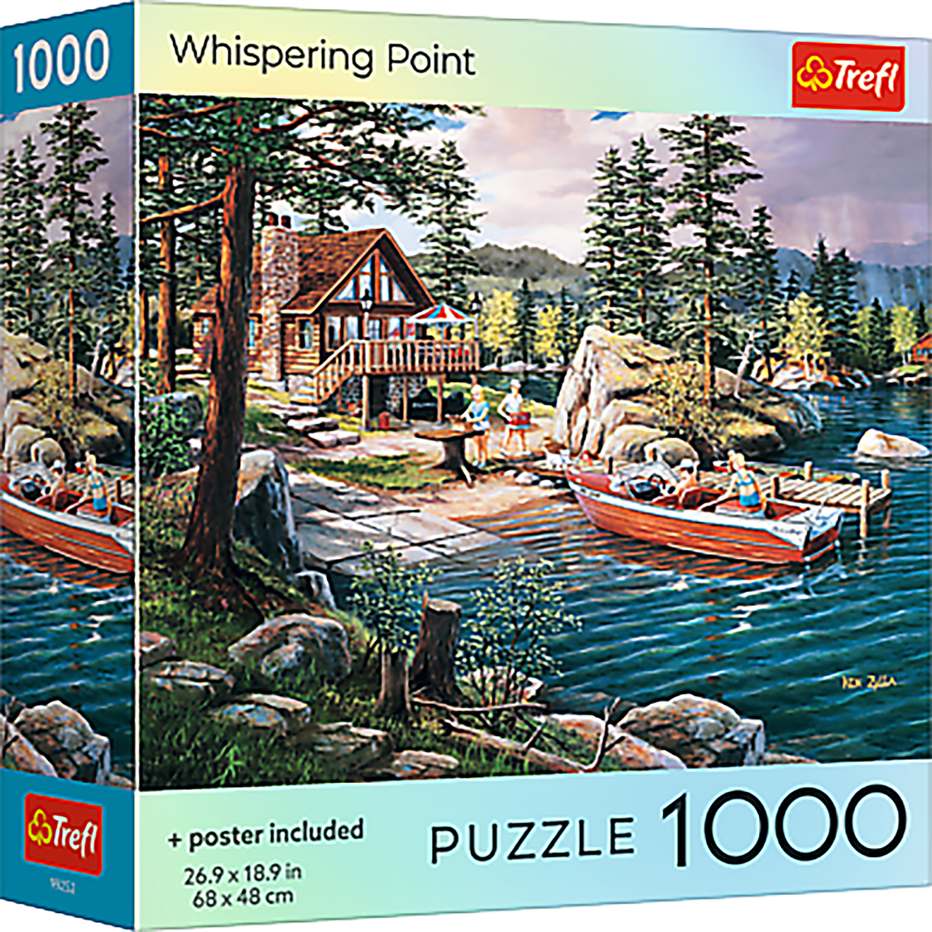 Trefl Red Whispering Point 1000 Piece Puzzle