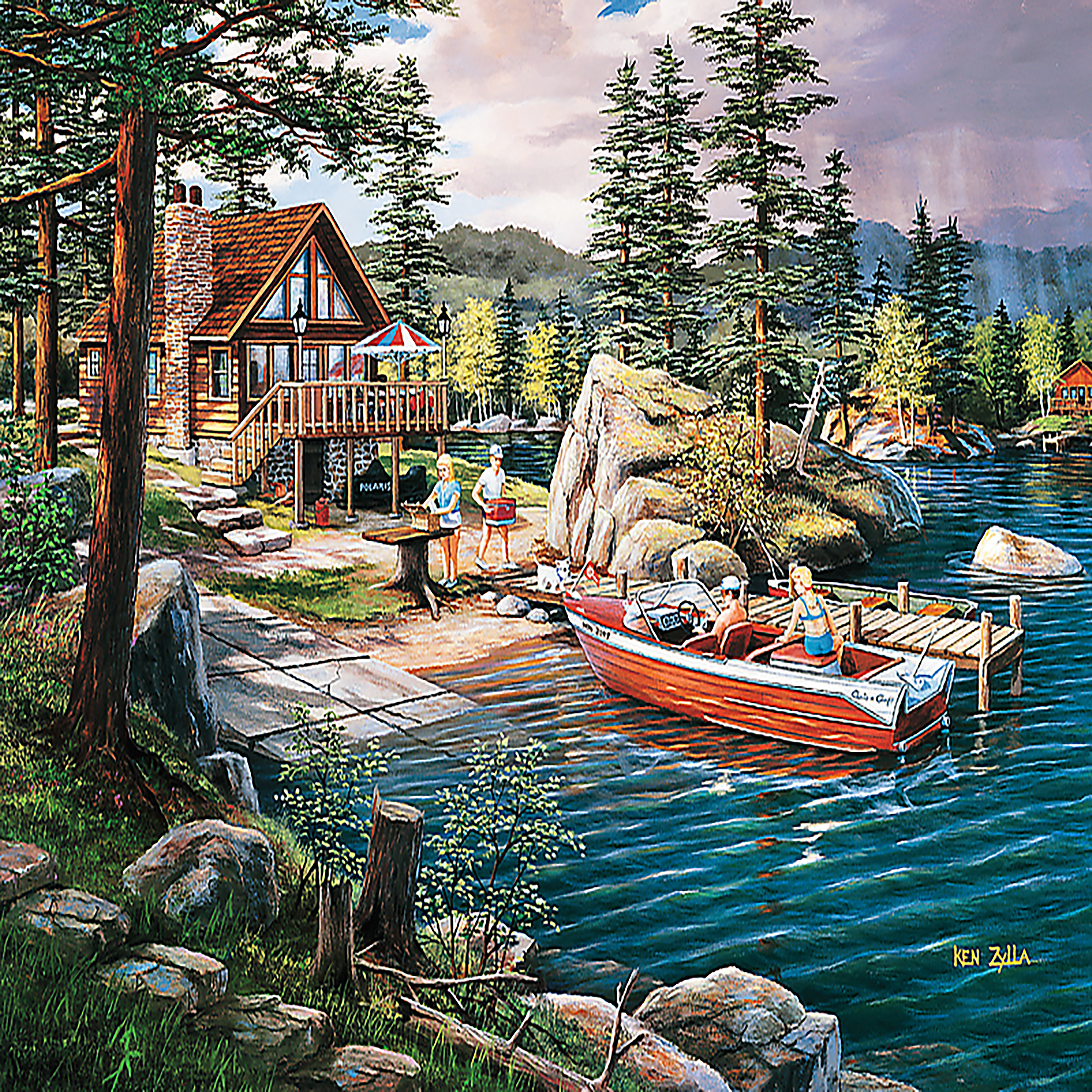 Trefl Red Whispering Point 1000 Piece Puzzle