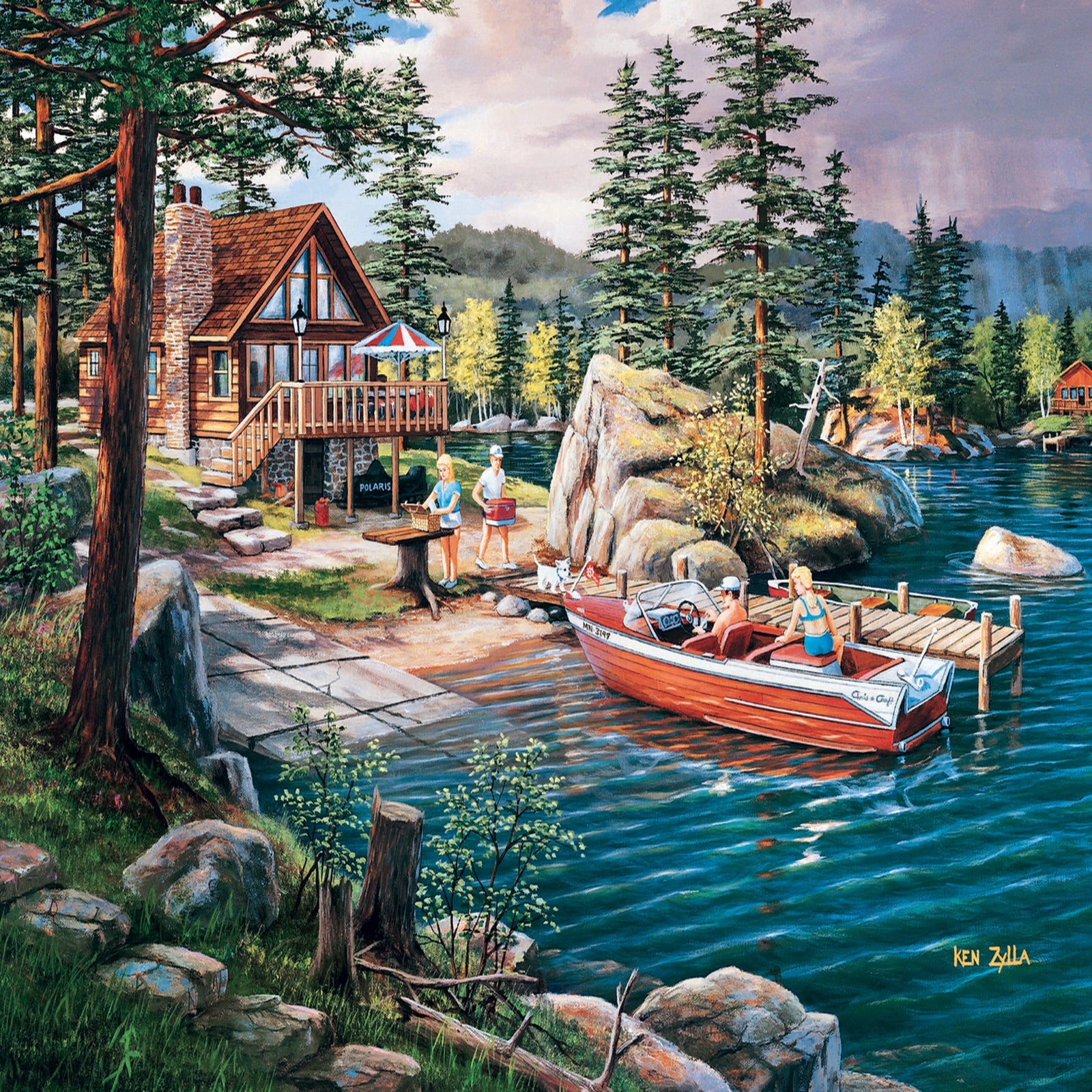 Trefl Red Whispering Point 1000 Piece Puzzle