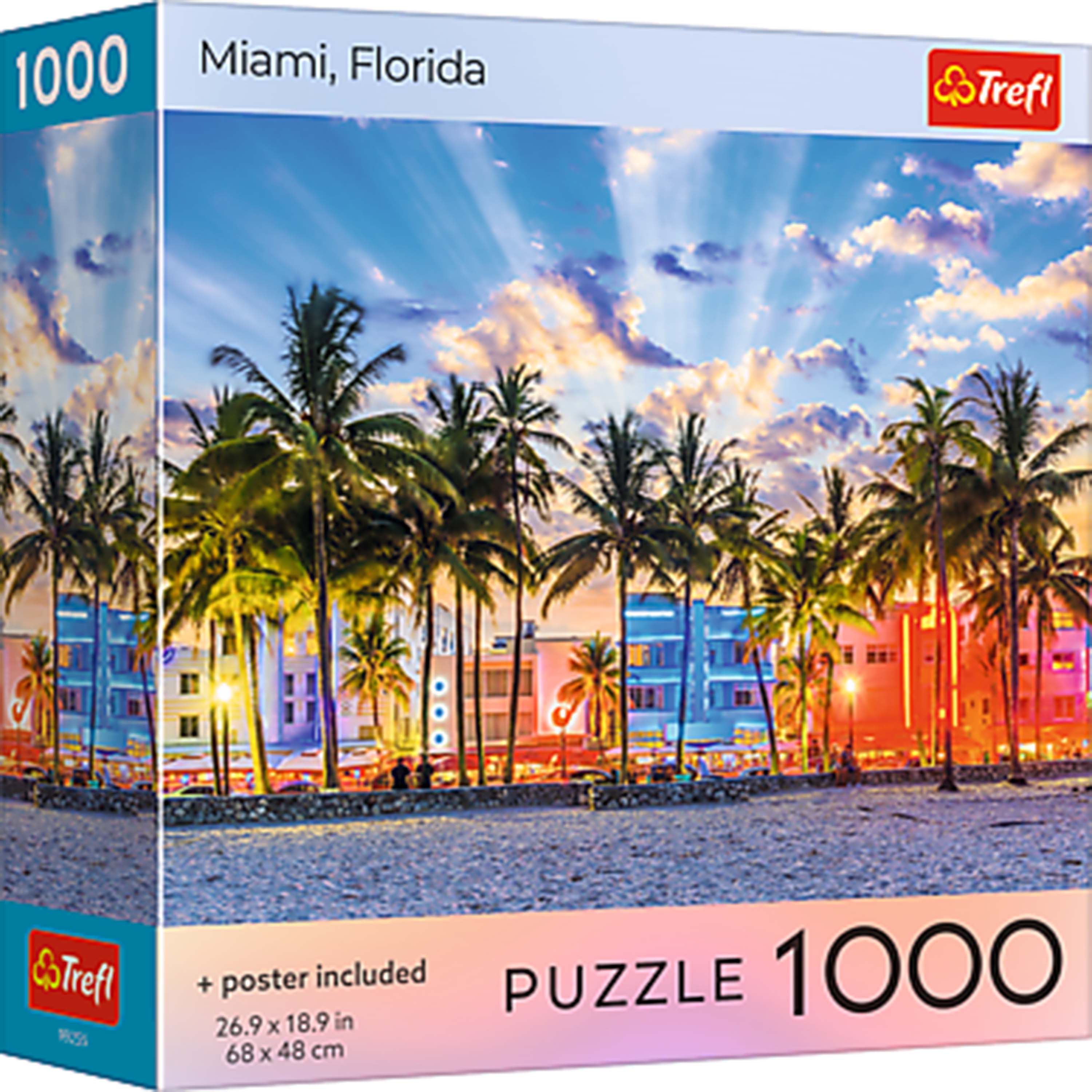 Trefl Red Miami, Florida 1000 Piece Puzzle