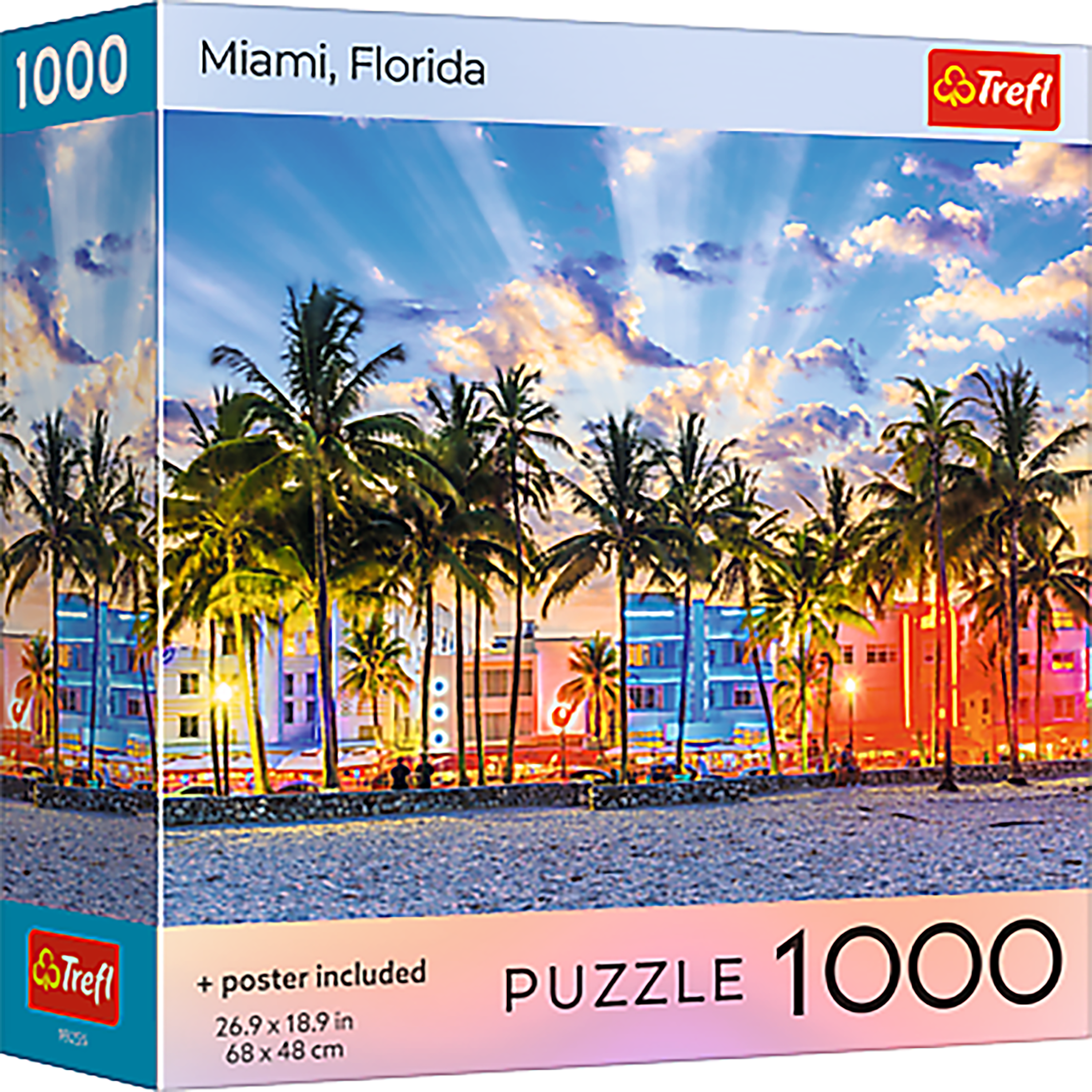 Trefl Red Miami, Florida 1000 Piece Puzzle
