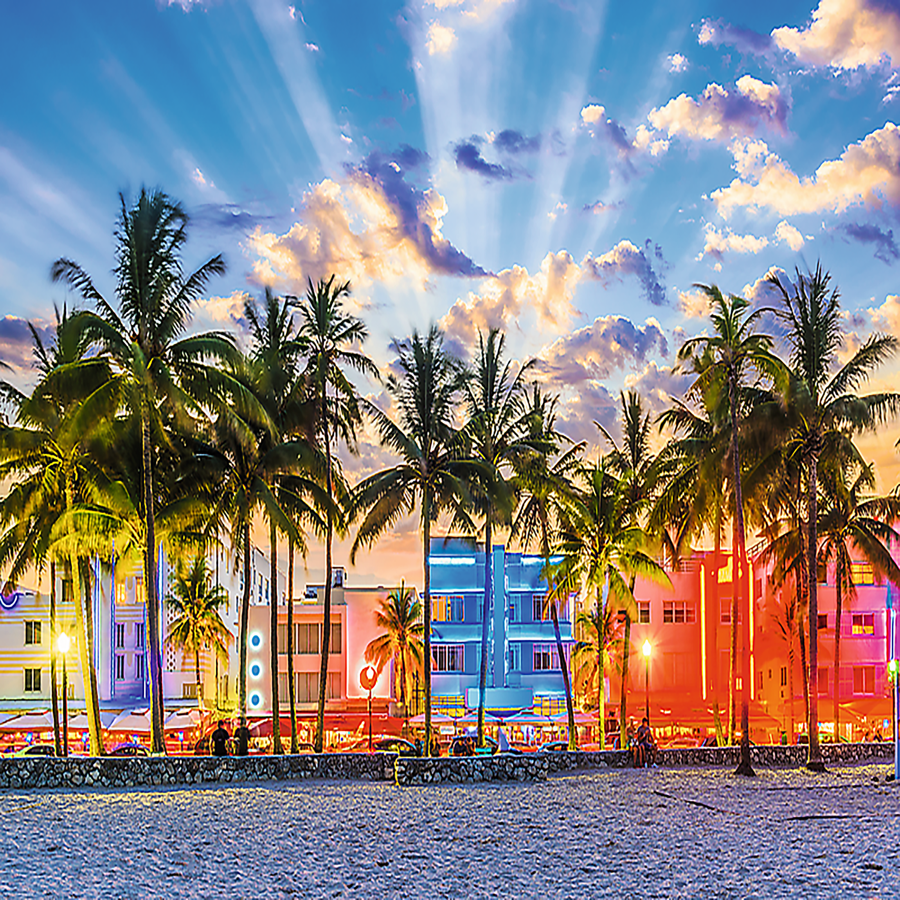 Trefl Red Miami, Florida 1000 Piece Puzzle