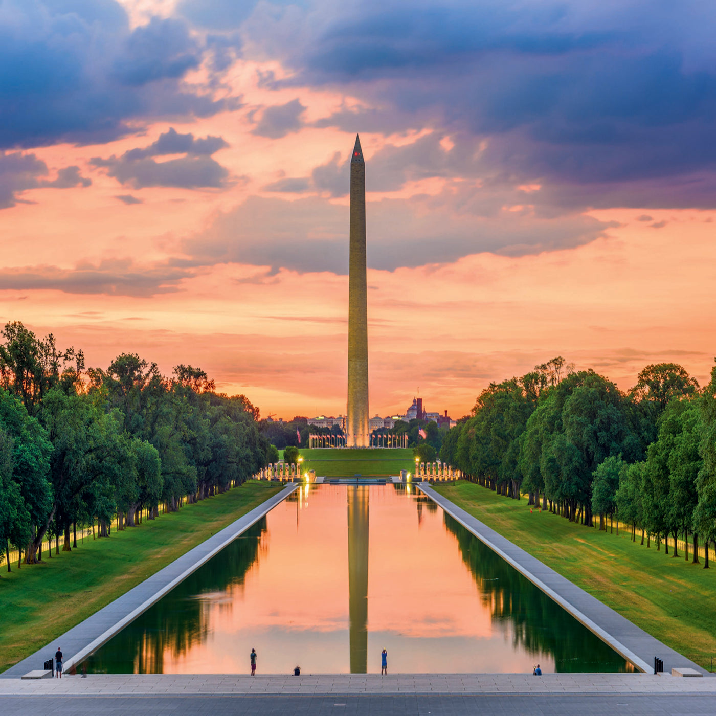 Trefl Red Washington Monument 1000 Piece Puzzle
