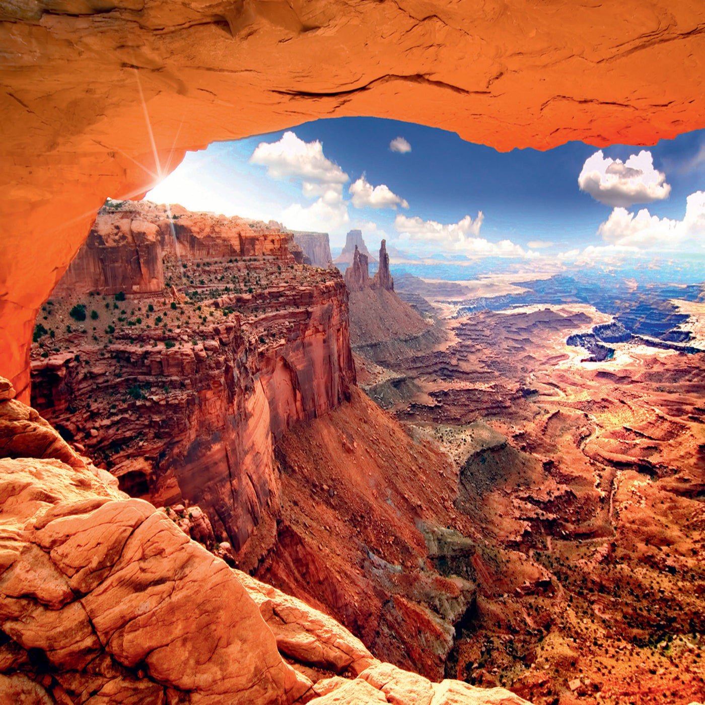 Trefl Red Heavenly View of World 1000 Piece Puzzle