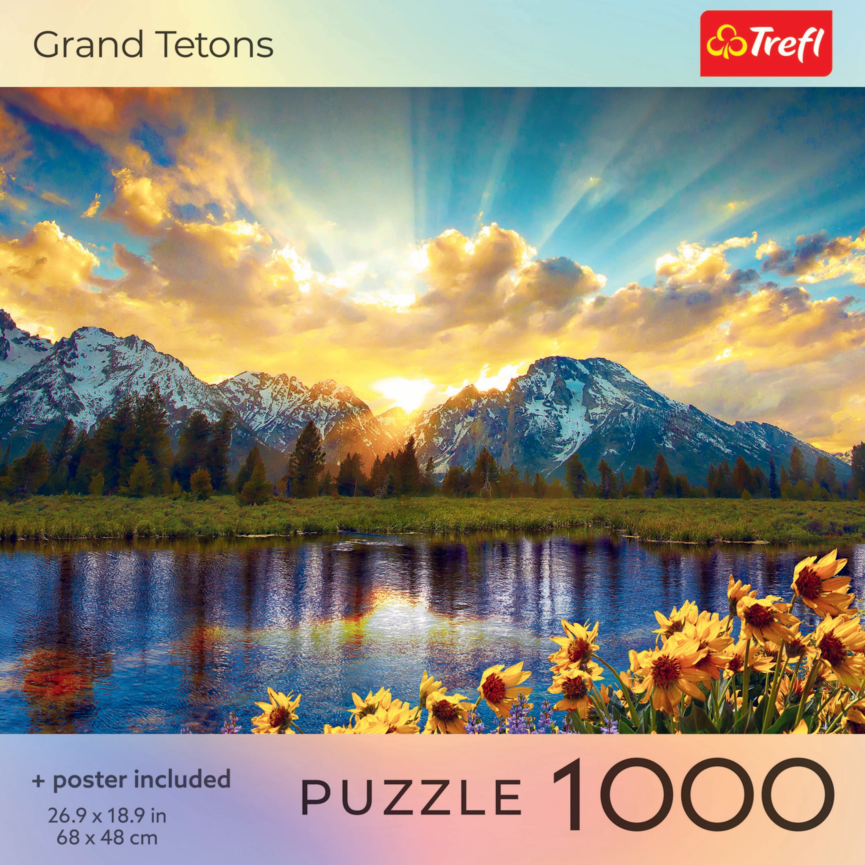 Trefl Red Grand Tetons 1000 Piece Puzzle