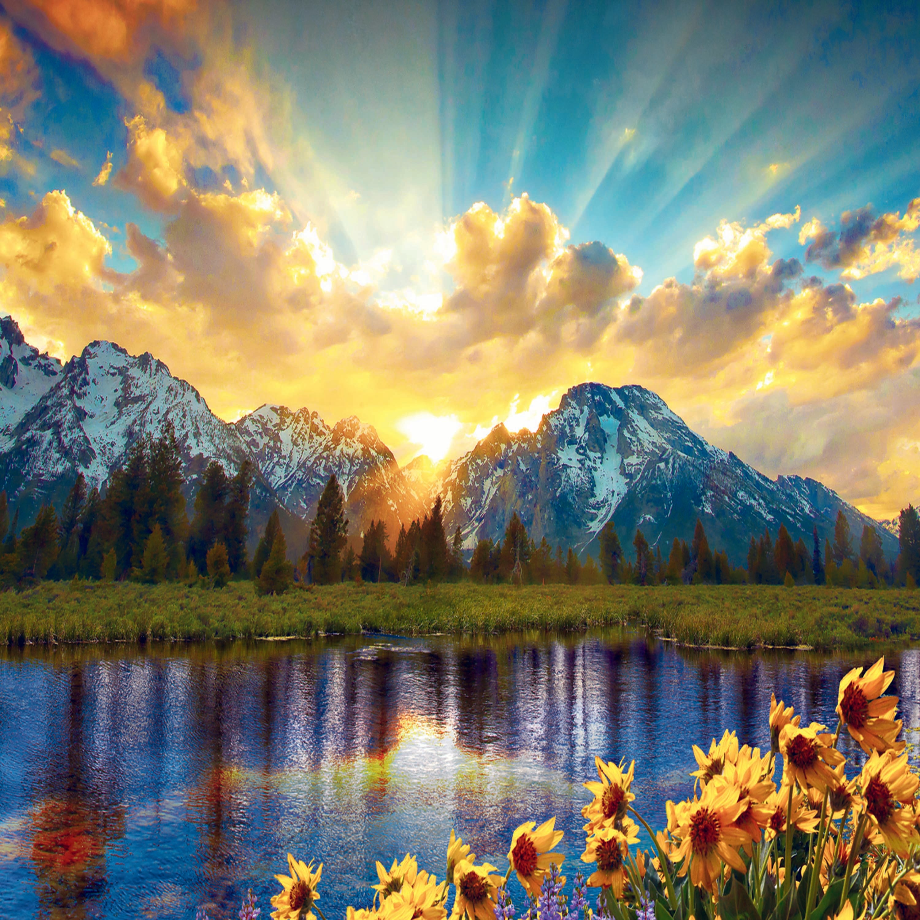 Trefl Red Grand Tetons 1000 Piece Puzzle