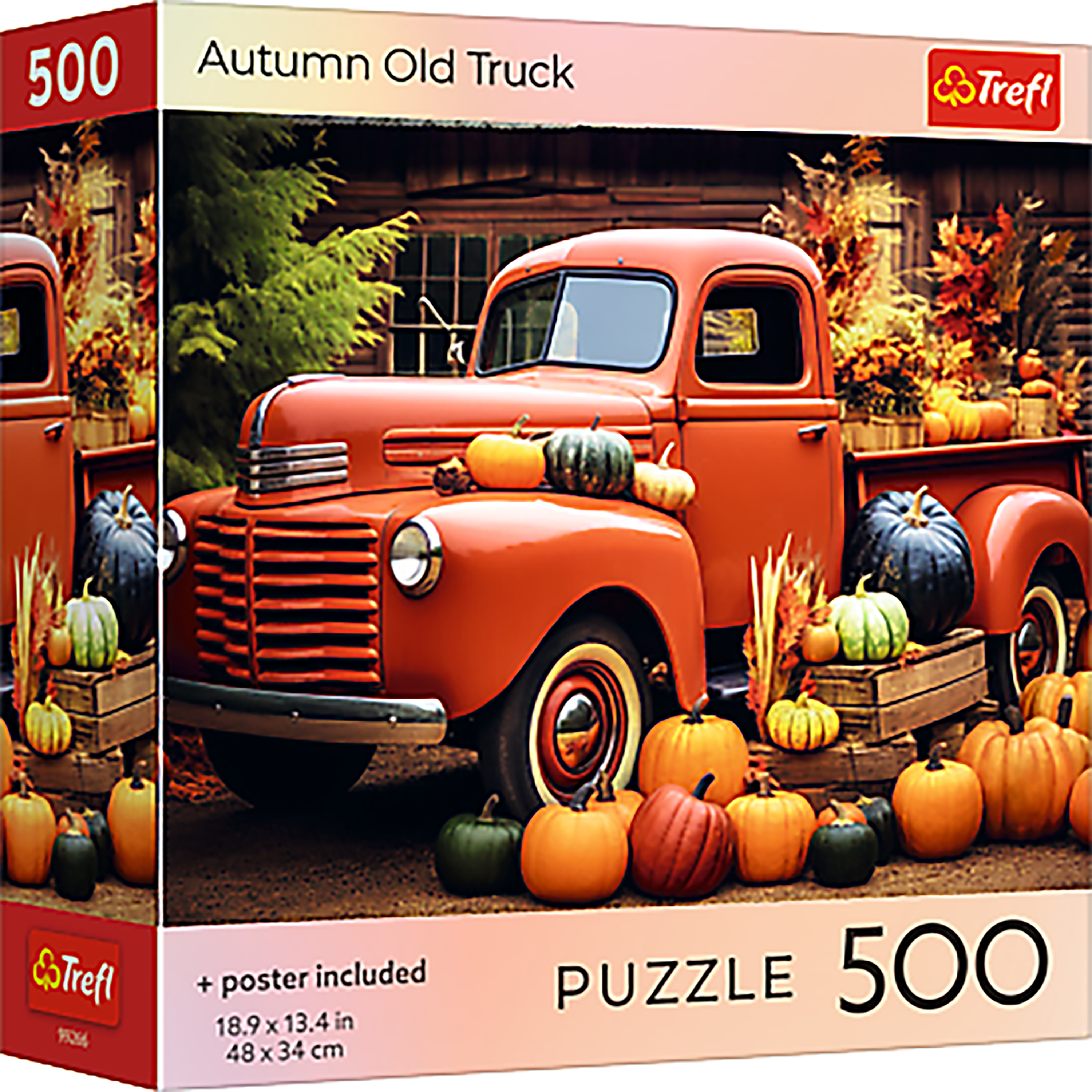 Trefl Red Autumn Old Truck 500 Piece Puzzle
