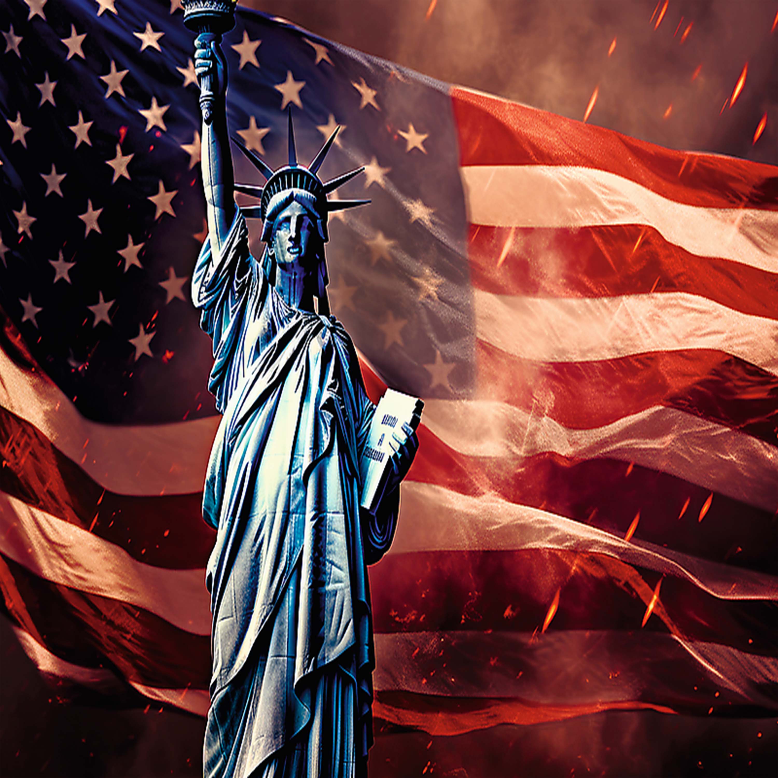 Trefl Red Statue of Liberty 500 Piece Puzzle