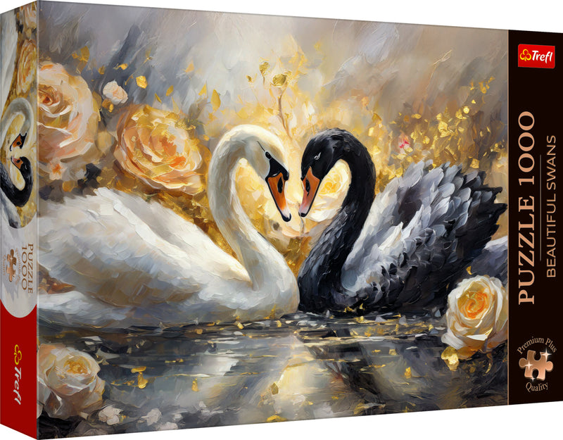 Trefl Premium Plus Beautiful Swans 1000 Piece Puzzle