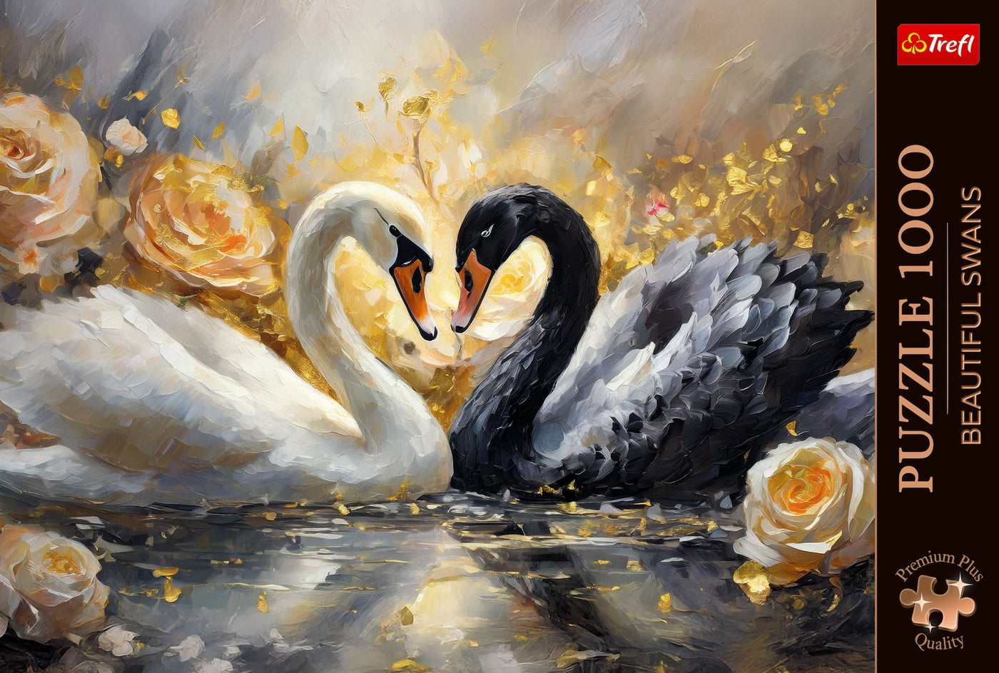 Trefl Premium Plus Beautiful Swans 1000 Piece Puzzle