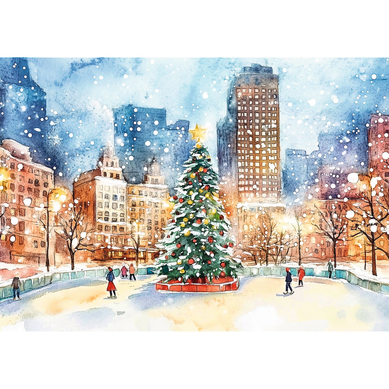 Trefl Premium Plus Central Park Winter Wonderland 1000 Piece Puzzle