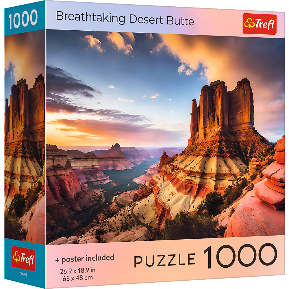 Trefl Red Breathtaking Desert Butte 1000 Piece Puzzle