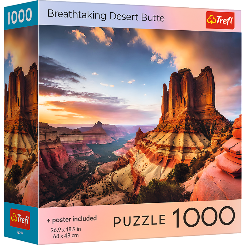 Trefl Red Breathtaking Desert Butte 1000 Piece Puzzle