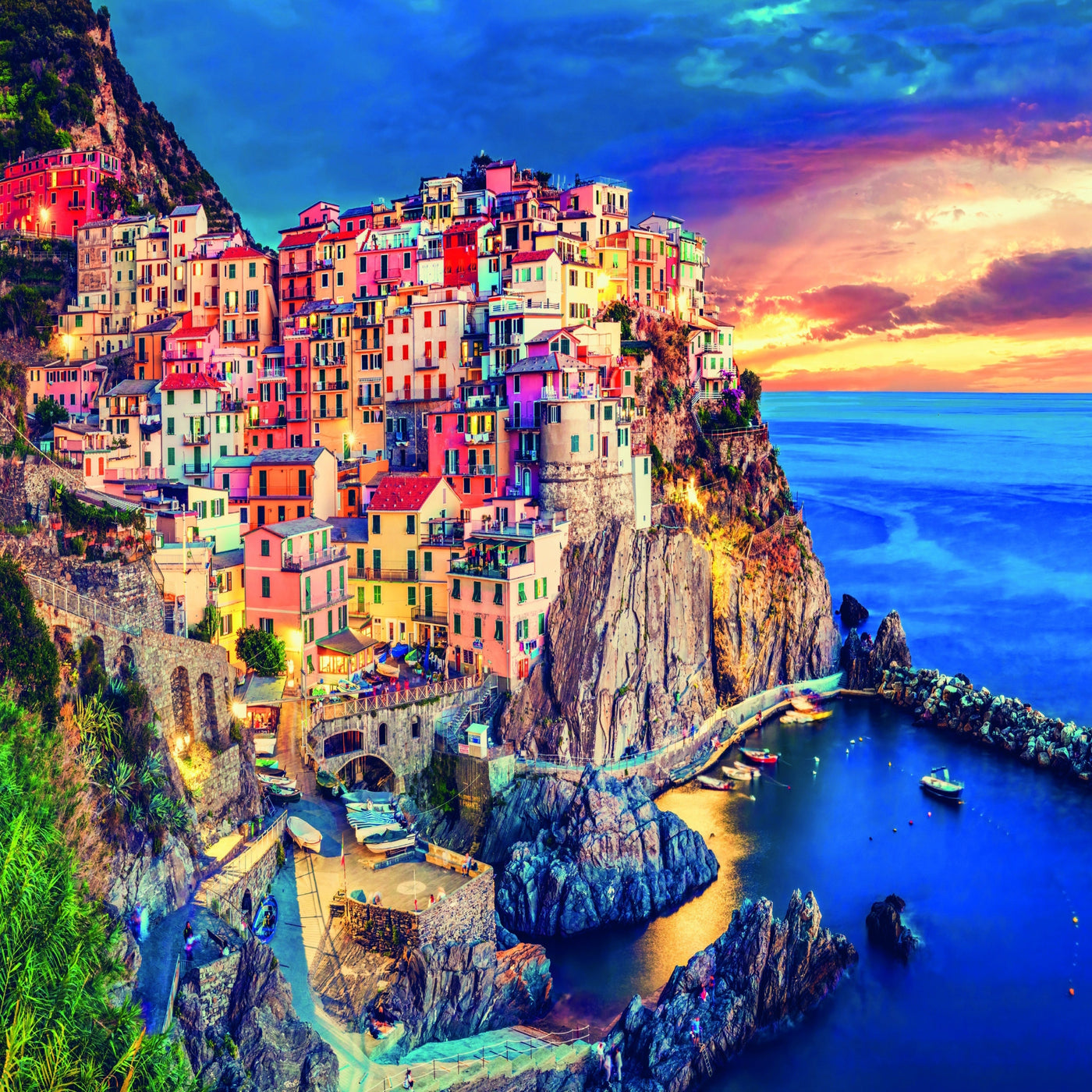Trefl Red Romantic Italian Sunset 1000 Piece Puzzle