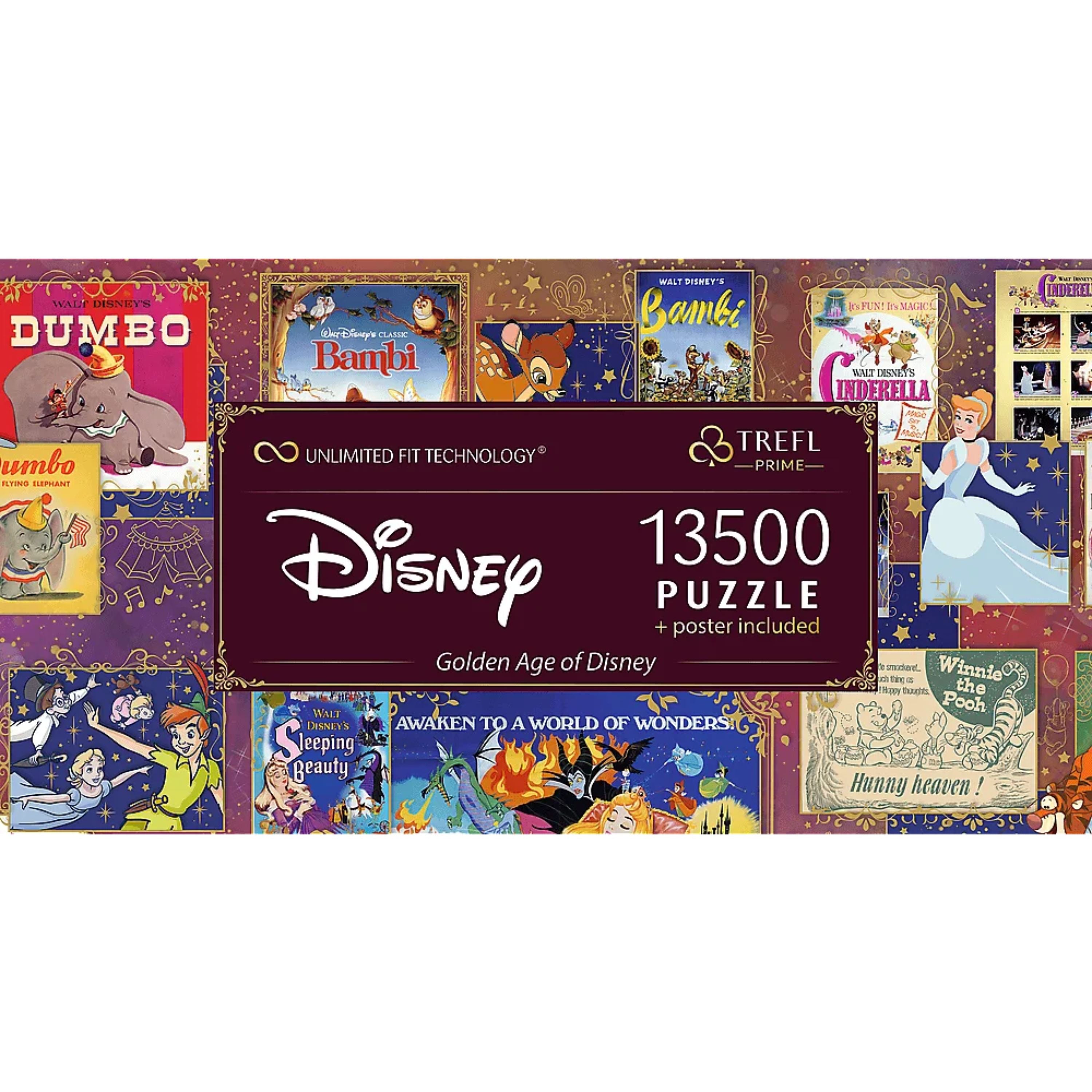 Trefl Prime 13500 Piece Puzzle - The Golden Age of Disney