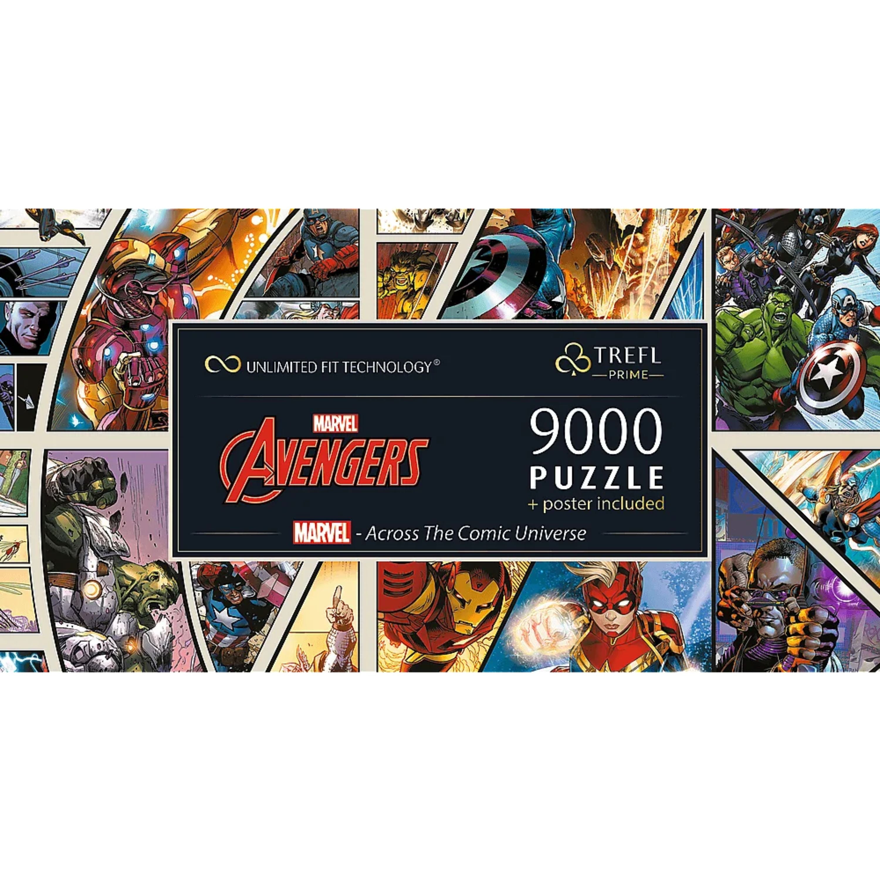 Trefl Prime 9000 Piece Puzzle - Marvel - Across the Comic Universe