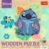 Trefl Kids Wood 50 Piece Wooden Contour Puzzle" - Happy Stitch / Disney Lilo&Stitch