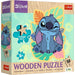 Trefl Kids Wood 50 Piece Wooden Contour Puzzle" - Happy Stitch / Disney Lilo&Stitch