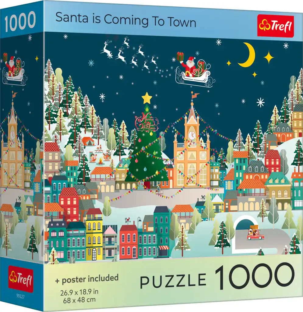 Trefl Santa Is Coming to Town 1000 Piece Puzzle