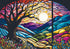 Trefl 1000 Piece Puzzle - Stained Glass Sunset