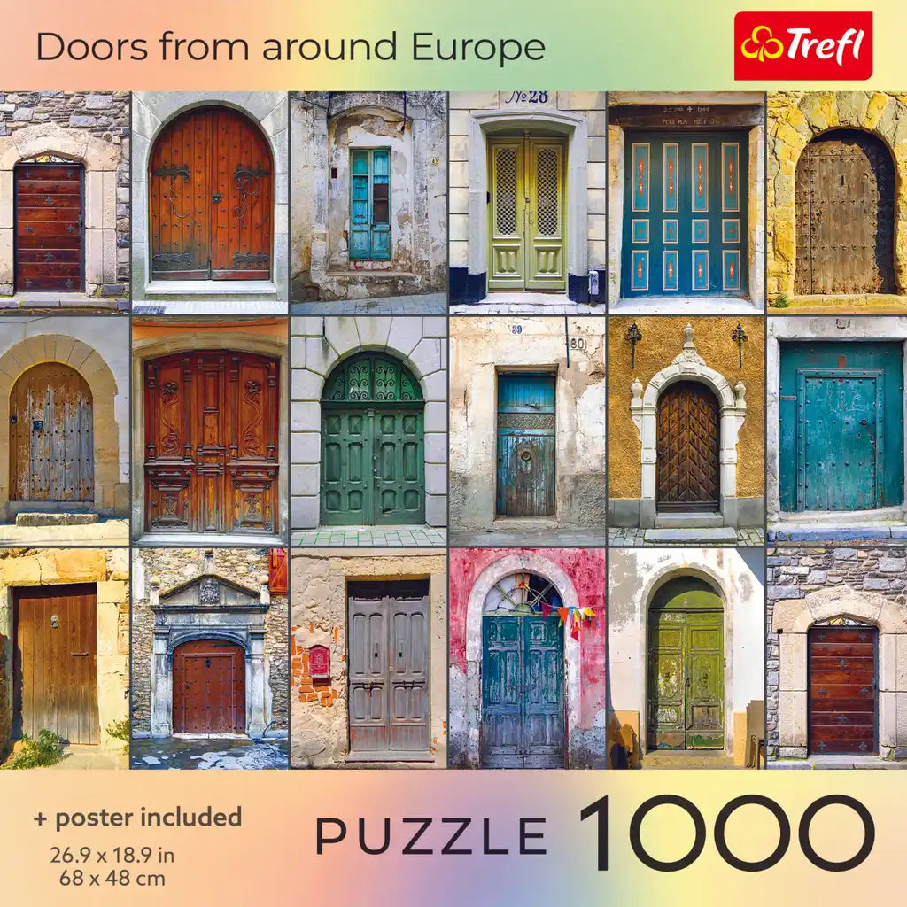 Trefl Doors from Around Europe 1000 Piece Puzzle