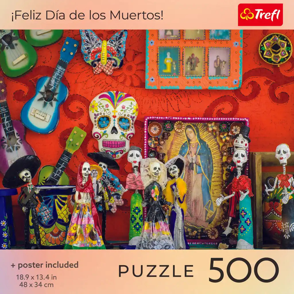 Trefl ¡Feliz Día de Los Muertos! 500 Piece Puzzle