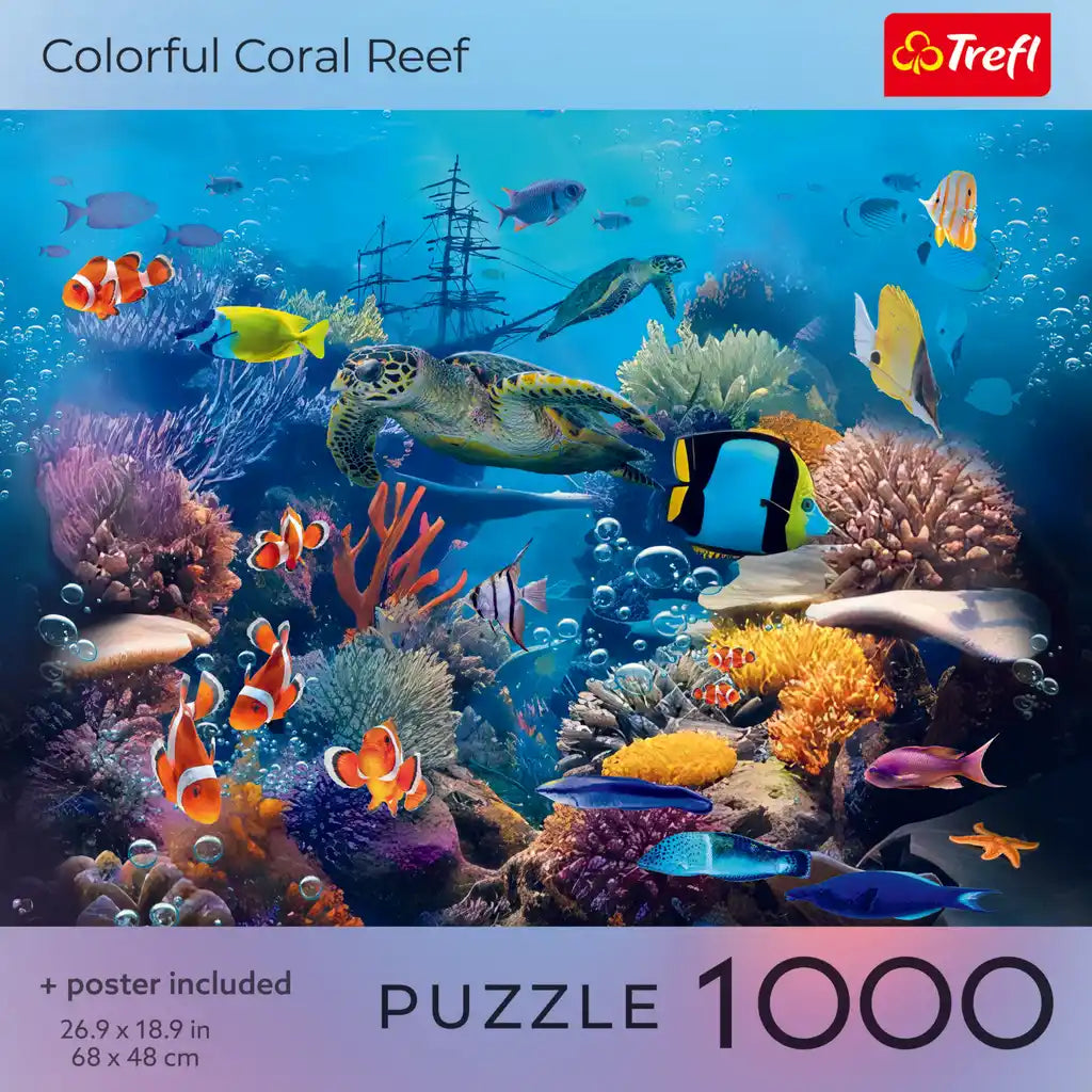 Trefl Colorful Coral Reef 1000 Piece Puzzle