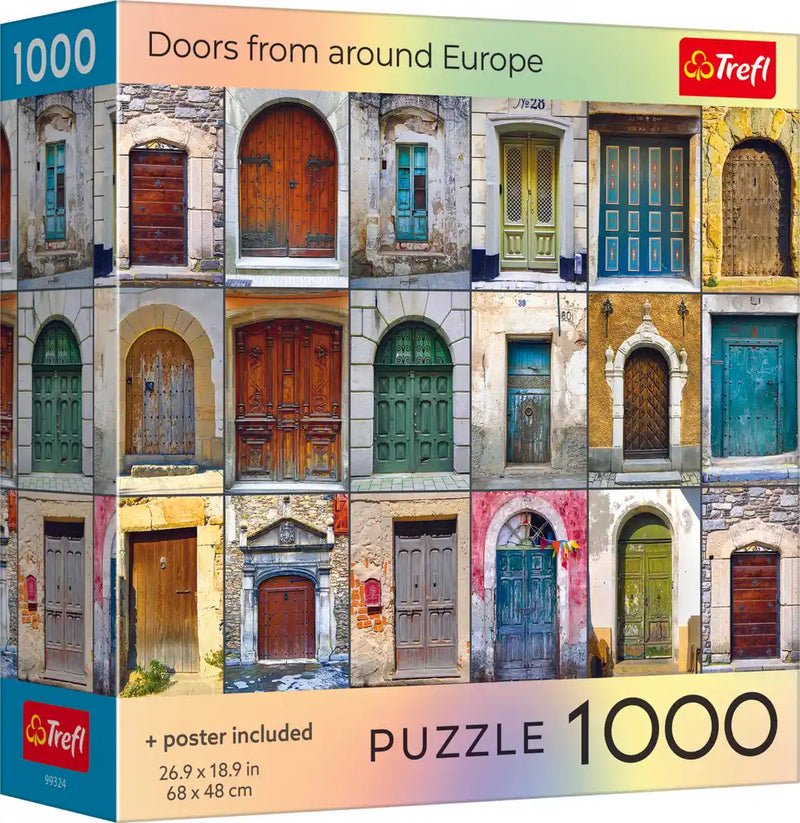 Trefl Doors from Around Europe 1000 Piece Puzzle