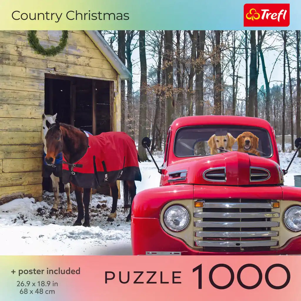 Trefl Country Christmas 1000 Piece Puzzle