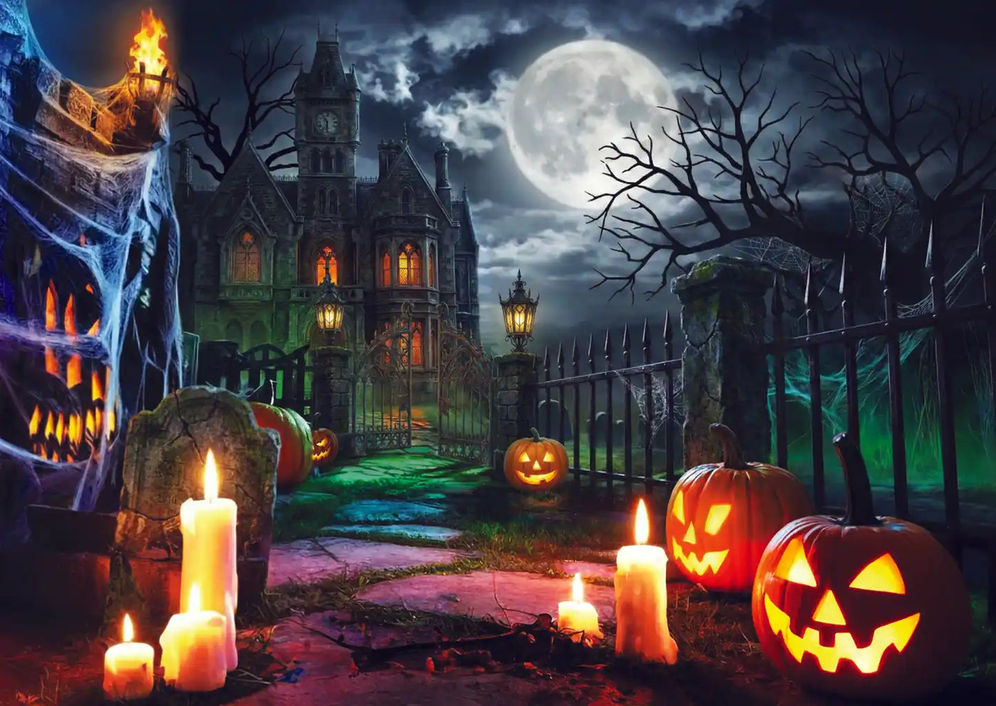 Trefl Halloween: Scary Haunted Mansion 500 Piece Puzzle