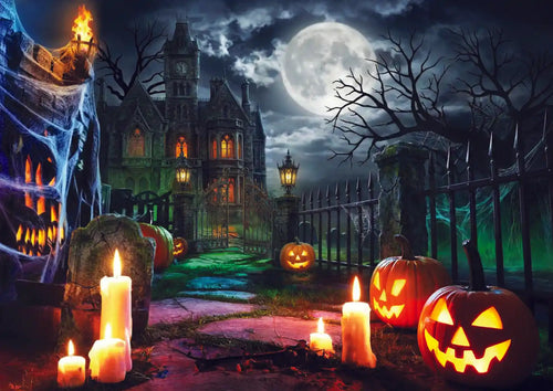 Trefl  500 Piece Puzzle - Halloween: Scary Haunted Mansion