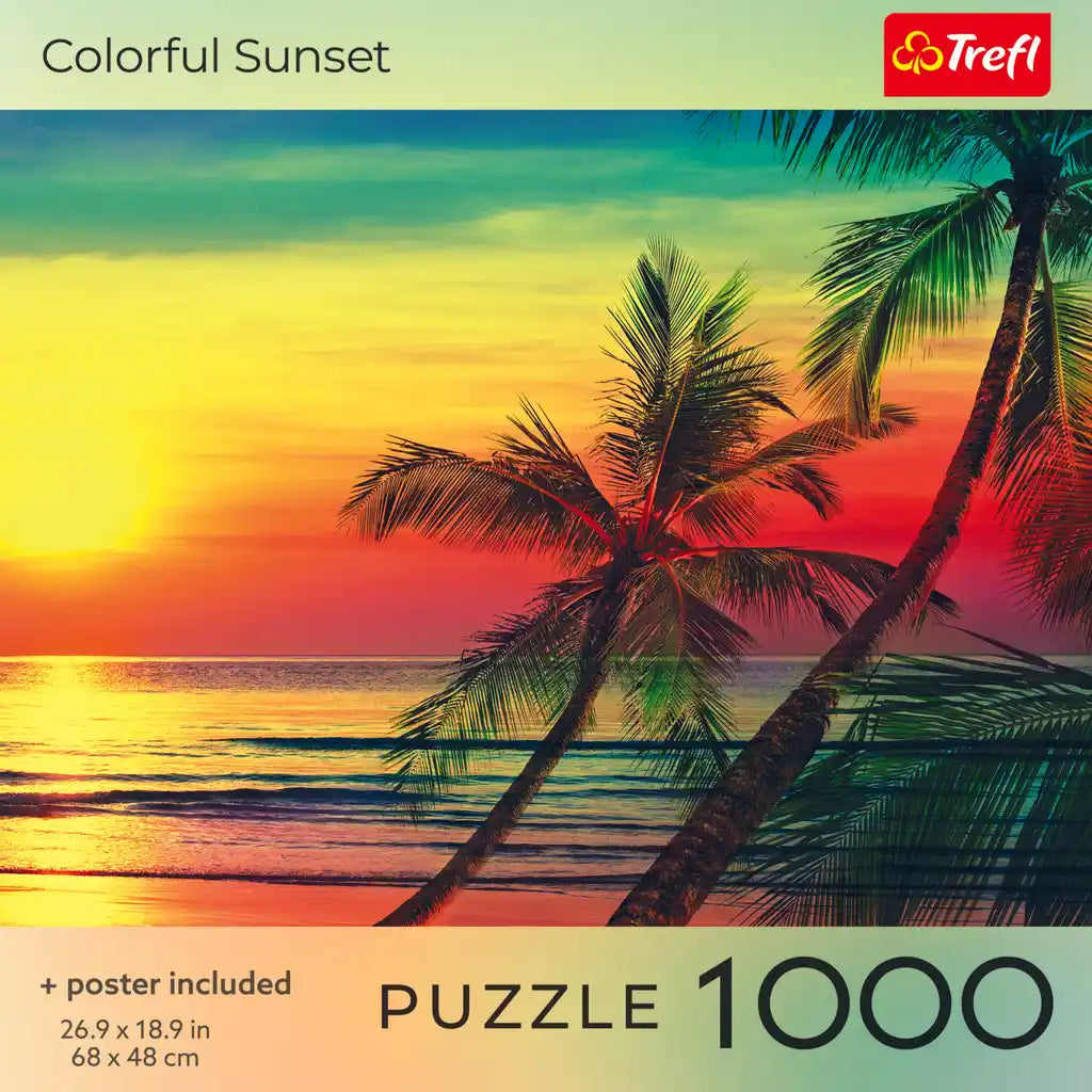 Trefl Colorful Sunset 1000 Piece Puzzle