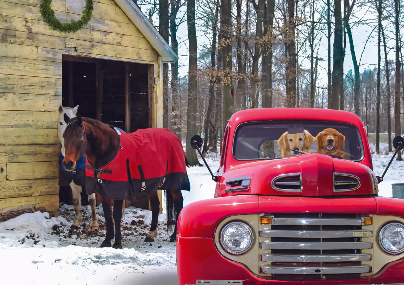 Trefl Country Christmas 1000 Piece Puzzle