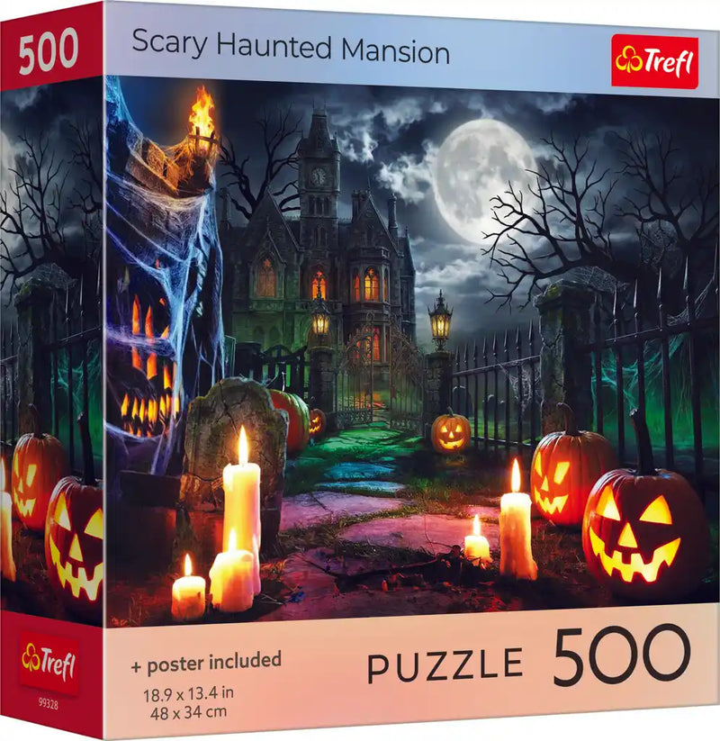 Trefl Halloween: Scary Haunted Mansion 500 Piece Puzzle