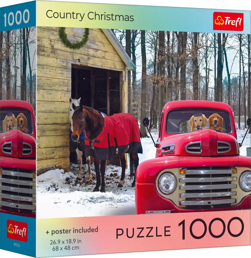 Trefl Country Christmas 1000 Piece Puzzle