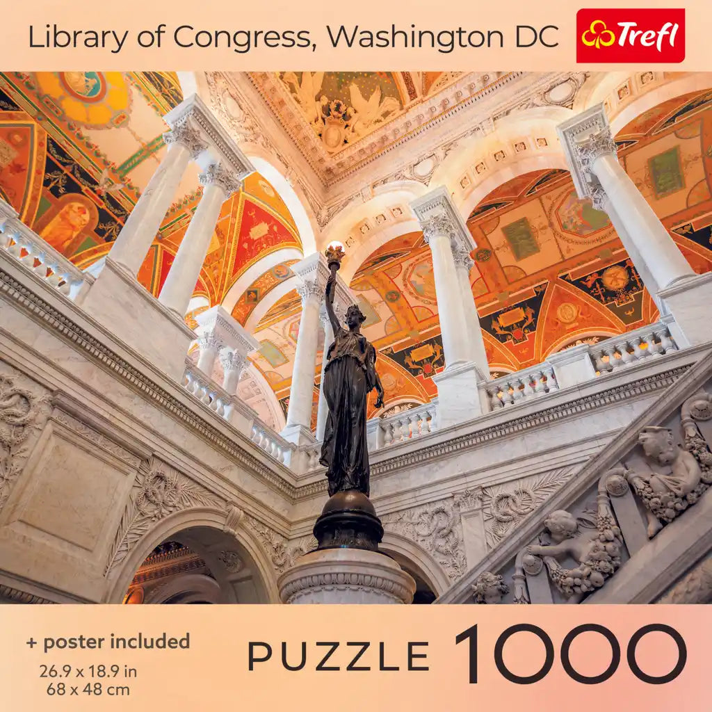 Trefl Library of Congress, Washington DC 1000 Piece Puzzle