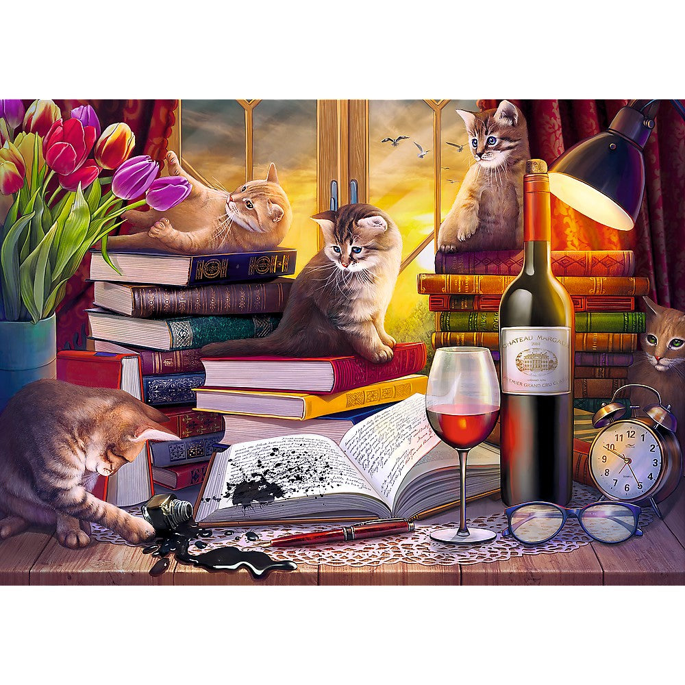 Trefl Red Cat's Evening 2000 Piece Puzzle