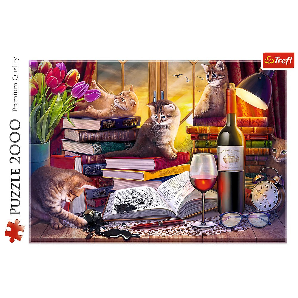 Trefl Red Cat's Evening 2000 Piece Puzzle