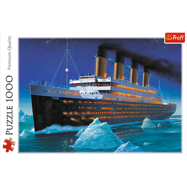 Trefl Red 1000 Piece Puzzle - Titanic