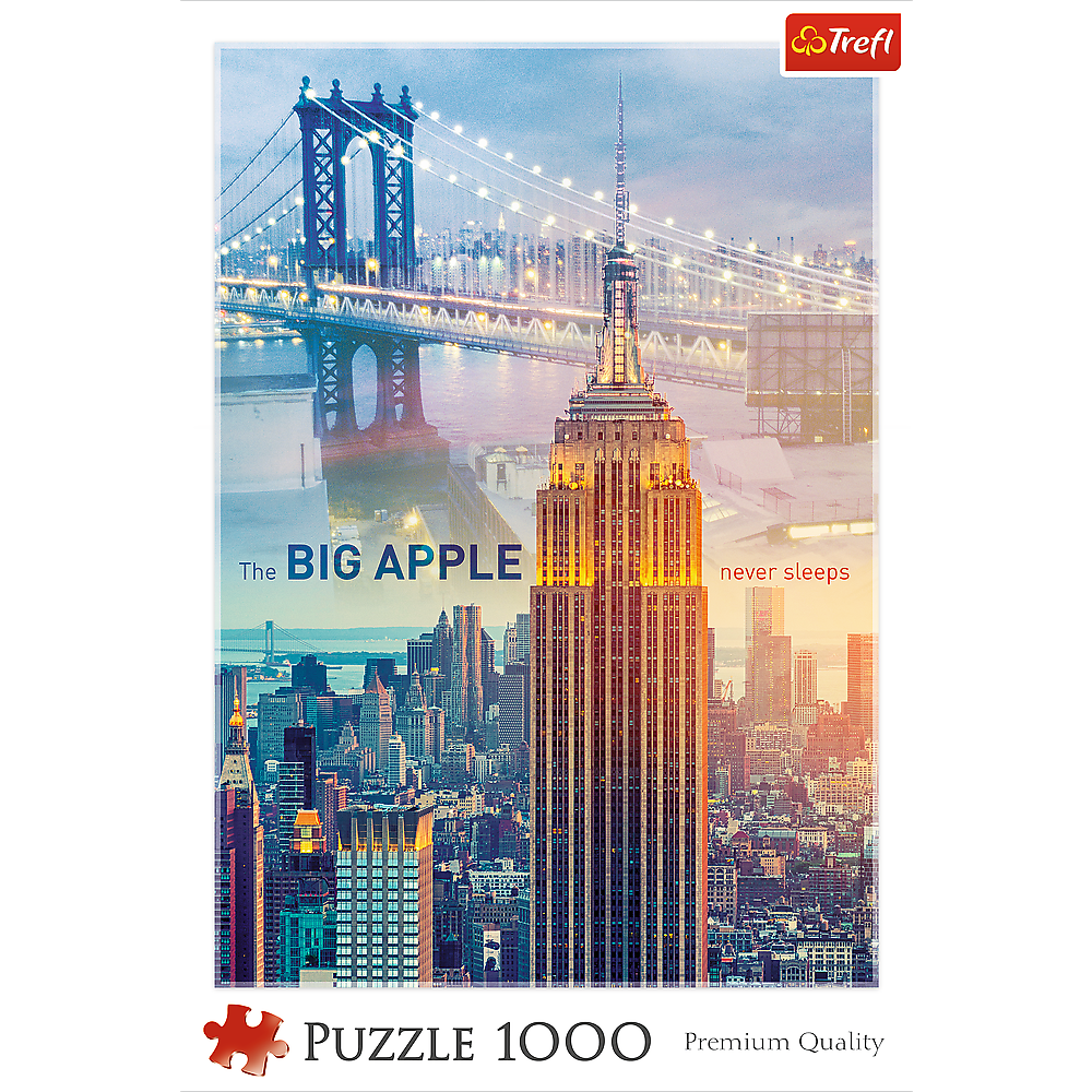 Trefl Red 1000 Piece Puzzle - New York at dawn / Getty Images